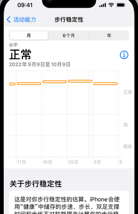 榆次iPhone手机维修如何在iPhone开启'步行稳定性通知'