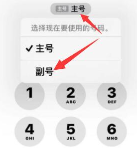 榆次苹果14维修店分享iPhone 14 Pro Max使用副卡打电话的方法 