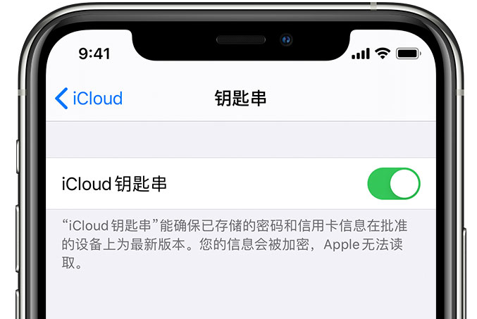 榆次苹果手机维修分享在 iPhone 上开启 iCloud 钥匙串之后会储存哪些信息 