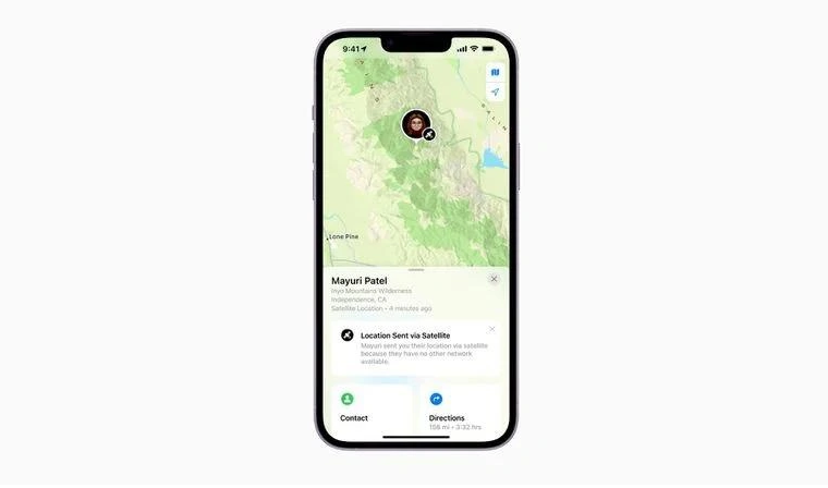 榆次苹果14维修分享iPhone14系列中 FindMy功能通过卫星分享位置方法教程 